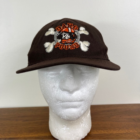 VTG Cleveland Browns Logo Athletic Dawg Pound NFL Snapback Hat Baseball Cap OSFA - Picture 4 of 15